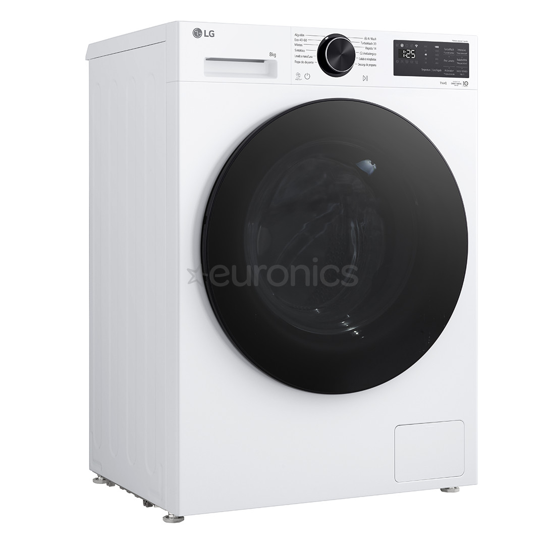 LG, 8 kg, depth 47.5 cm, 1200 rpm - Front load washing machine