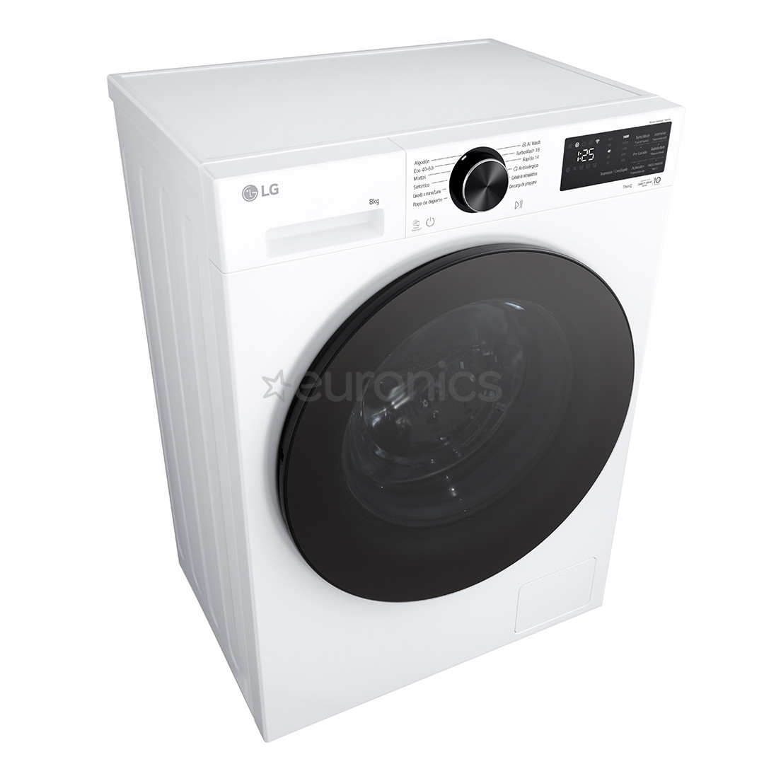 LG, 8 kg, depth 47.5 cm, 1200 rpm - Front load washing machine