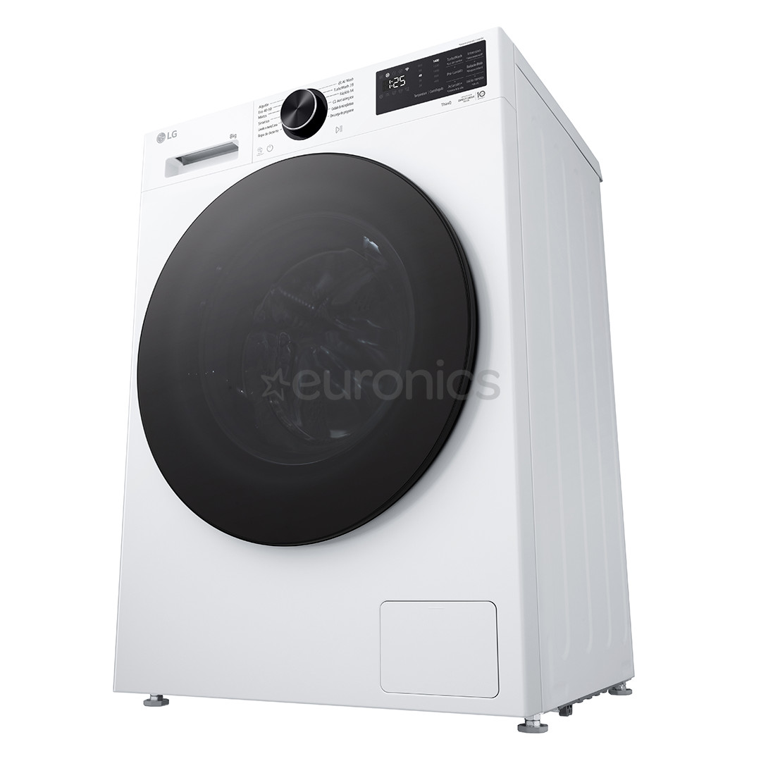LG, 8 kg, depth 47.5 cm, 1200 rpm - Front load washing machine