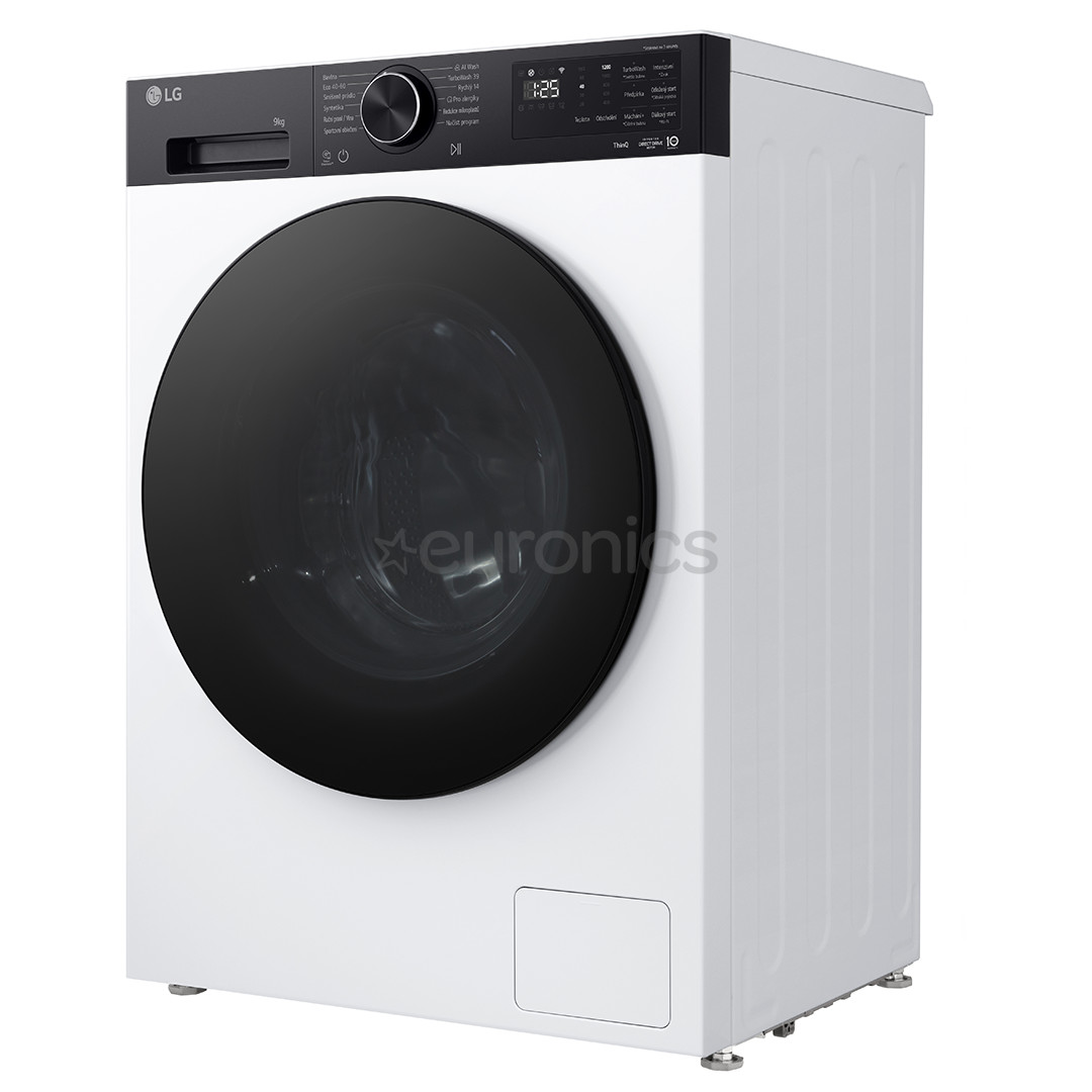 LG, 9 kg, sügavus 47.5 cm, 1200 p/min - Eestlaetav pesumasin