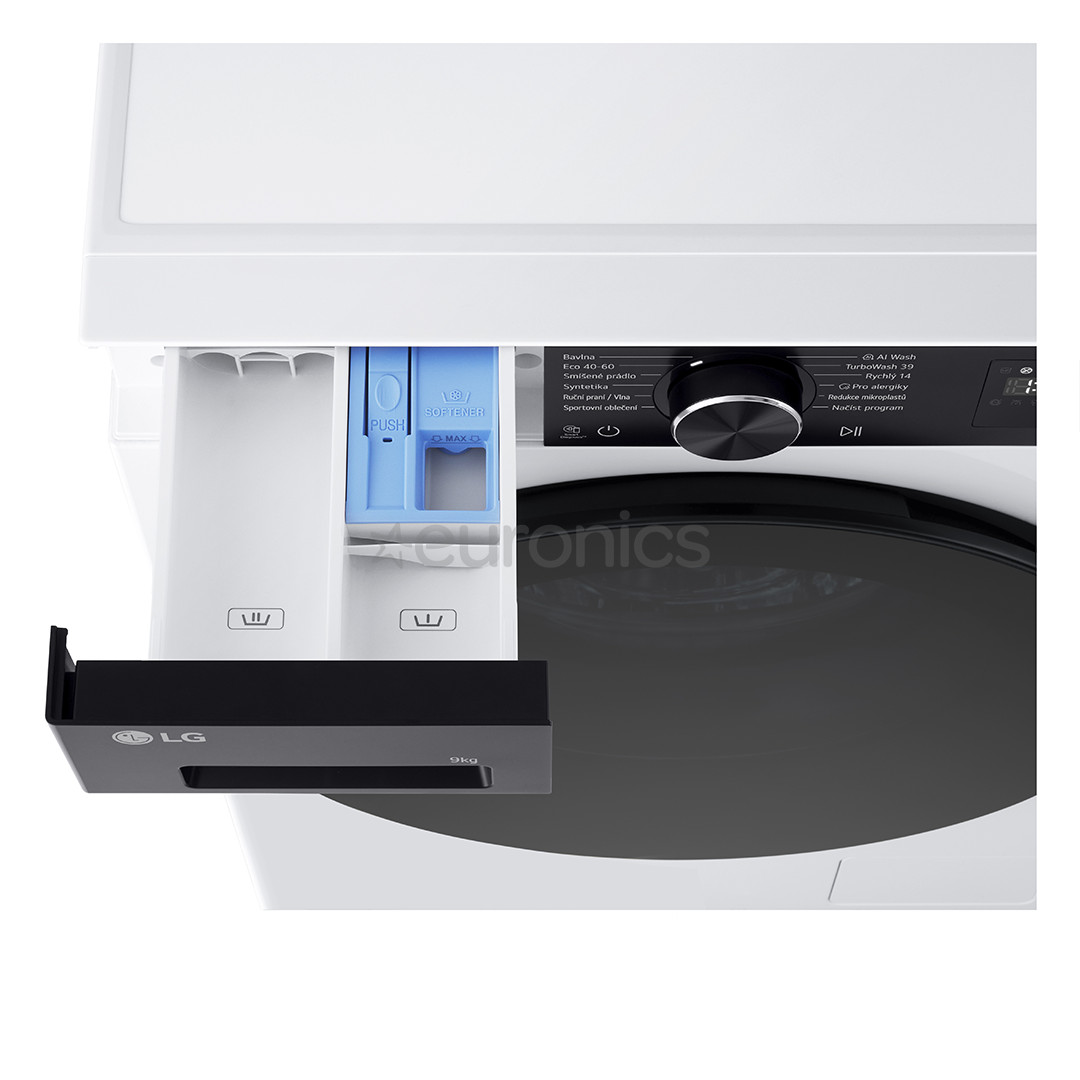 LG, 9 kg, sügavus 47.5 cm, 1200 p/min - Eestlaetav pesumasin