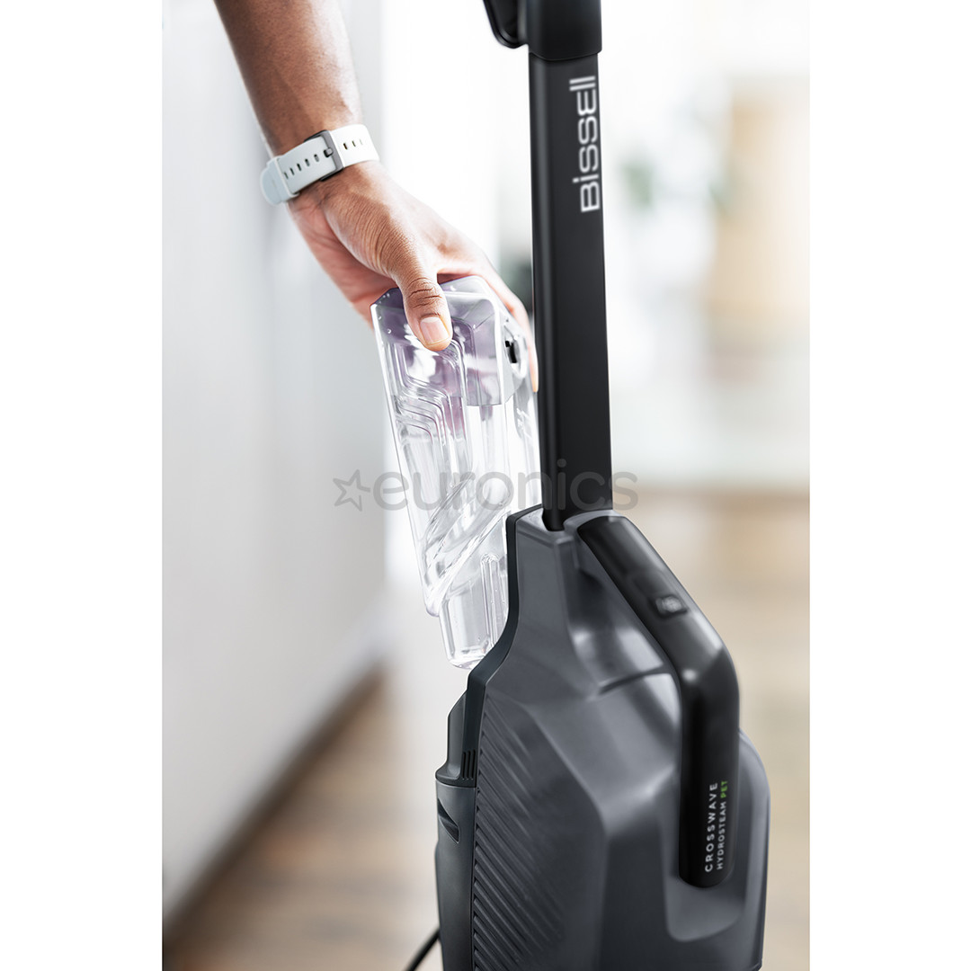 Bissell CrossWave® HydroSteam™ Pet Pro, must - Kõvapõrandate puhastaja
