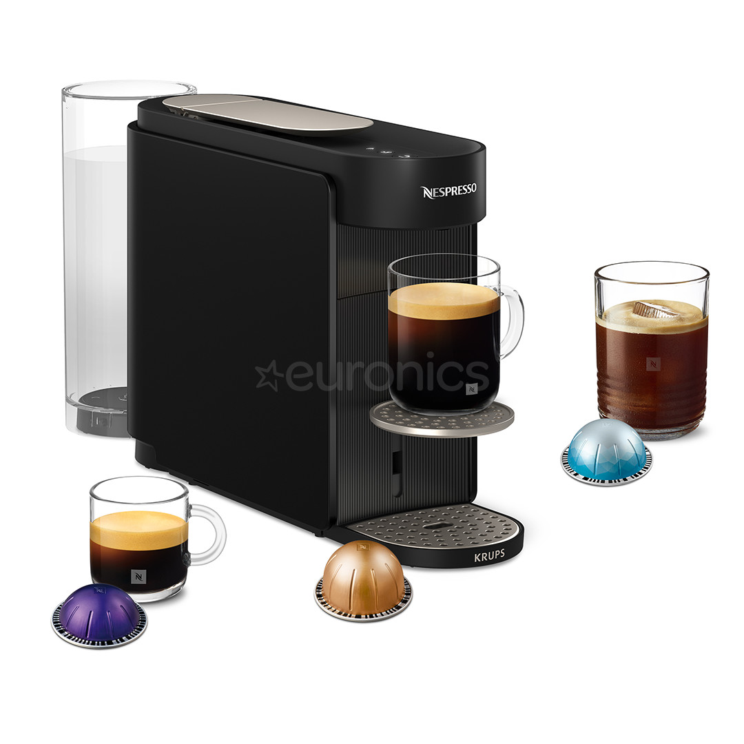 Krups Nespresso Vertuo Up, черный - Капсульная кофеварка
