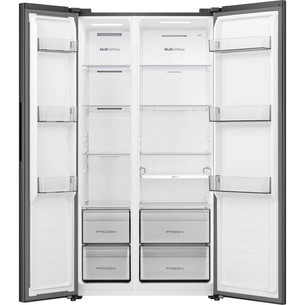 Hisense, Total No Frost, 544 L, kõrgus 179 cm, must - SBS-külmik