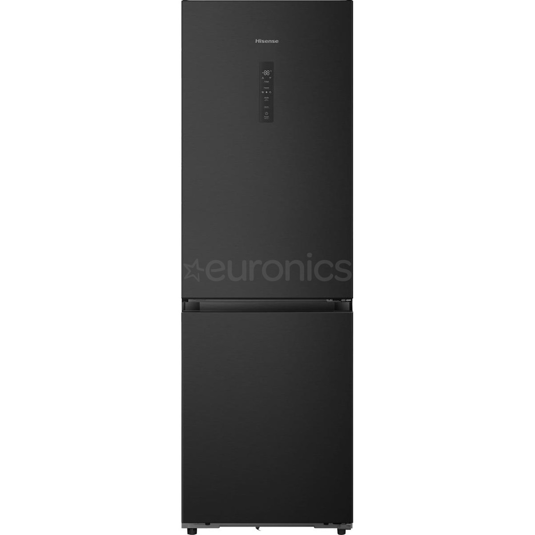 Hisense Hi3, Total No Frost, 330 L, height 186 cm, black - Refrigerator