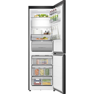 Hisense Hi3, Total No Frost, 330 L, height 186 cm, black - Refrigerator