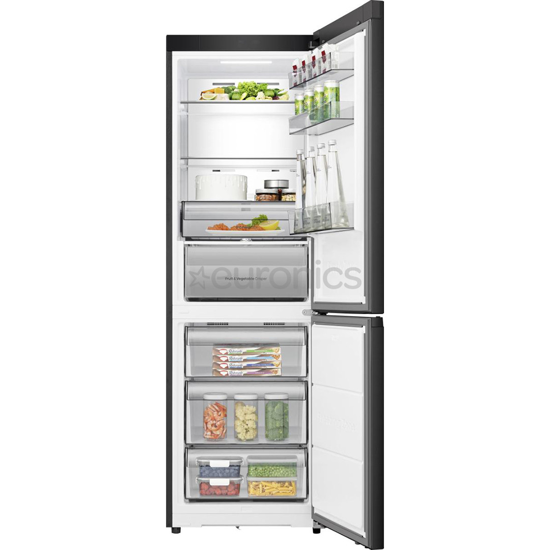 Hisense Hi3, Total No Frost, 330 L, height 186 cm, black - Refrigerator