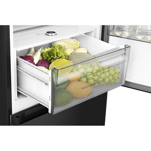 Hisense Hi3, Total No Frost, 330 L, height 186 cm, black - Refrigerator
