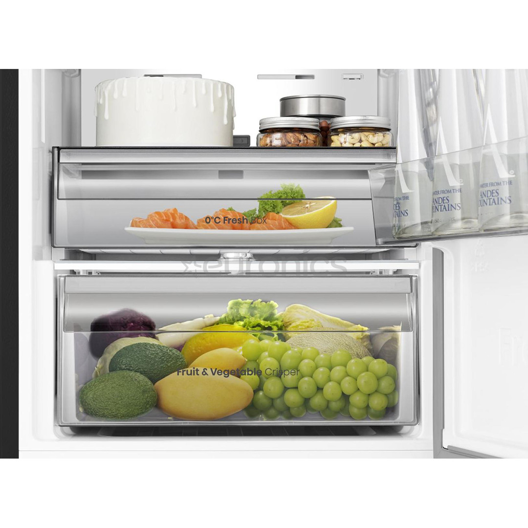 Hisense Hi3, Total No Frost, 330 L, height 186 cm, black - Refrigerator