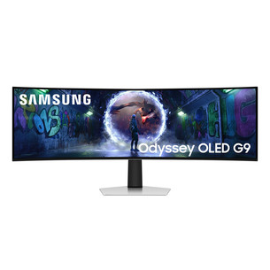 Samsung Odyssey OLED G9 G93SD, 49'', Dual QHD, OLED, 240 Hz, nõgus, hõbe - Monitor LS49DG934SUXEN
