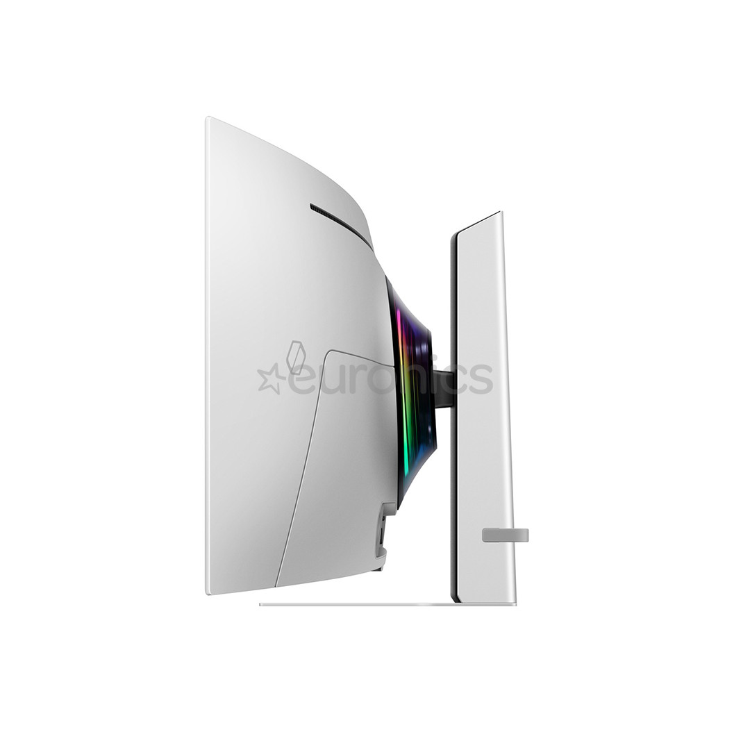 Samsung Odyssey OLED G9 G93SD, 49'', Dual QHD, OLED, 240 Hz, curved, silver - Monitor