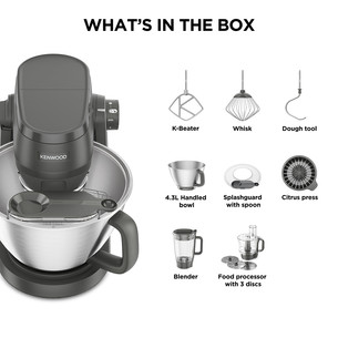 Kenwood Multi Tasker, 1000 W, hall - Köögikombain