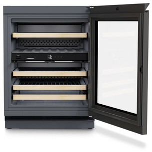 Liebherr Vinidor, 32 bottles, height 82 cm, black - Built-in wine cooler