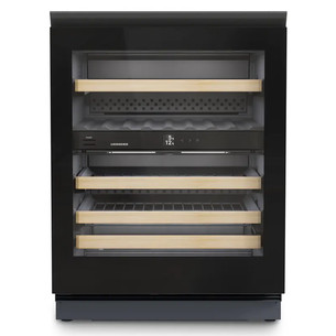 Liebherr Vinidor, 32 bottles, height 82 cm, black - Built-in wine cooler