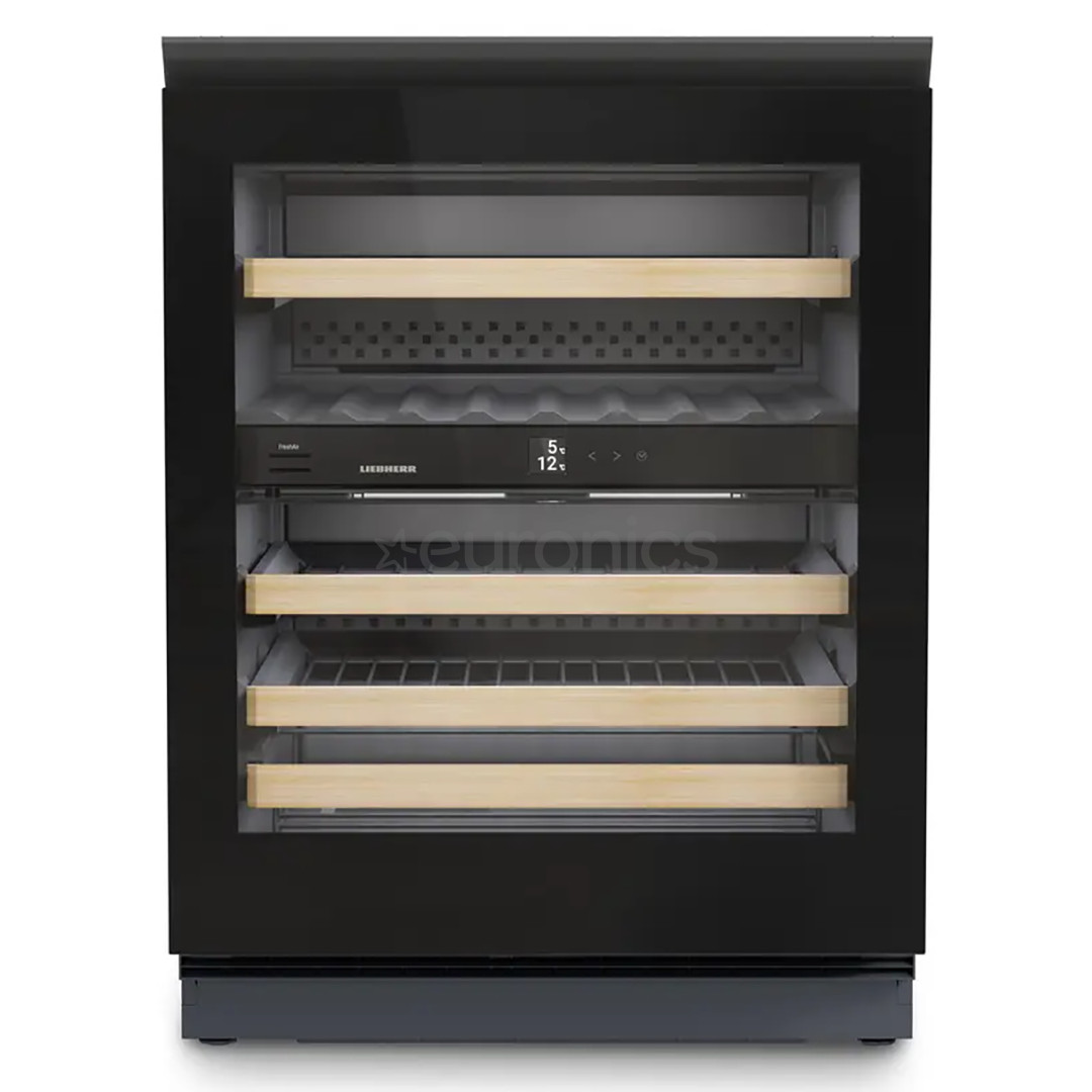 Liebherr Vinidor, 32 bottles, height 82 cm, black - Built-in wine cooler