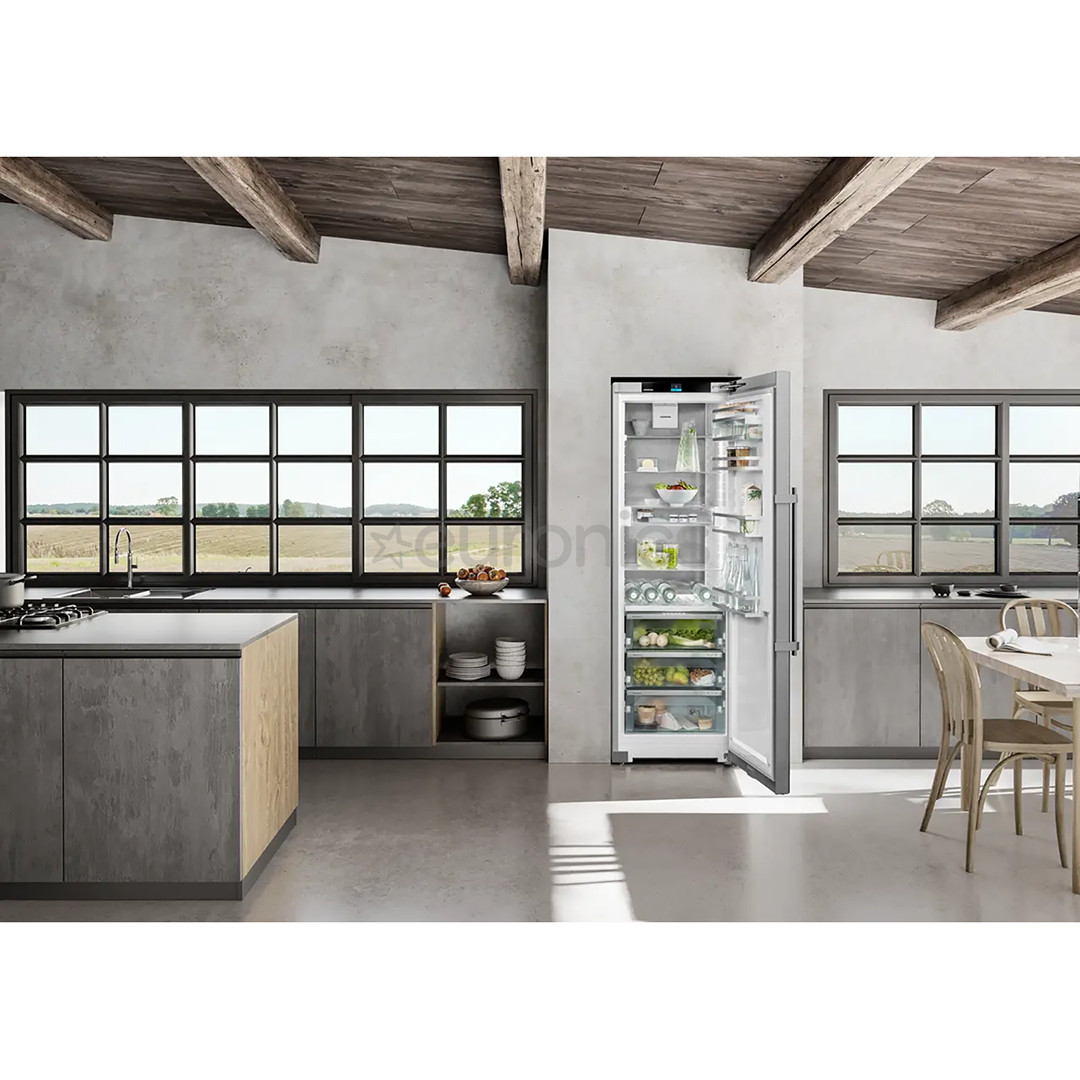 Liebherr Prime BioFresh, 387 L, kõrgus 186 cm, hõbedane - Jahekapp