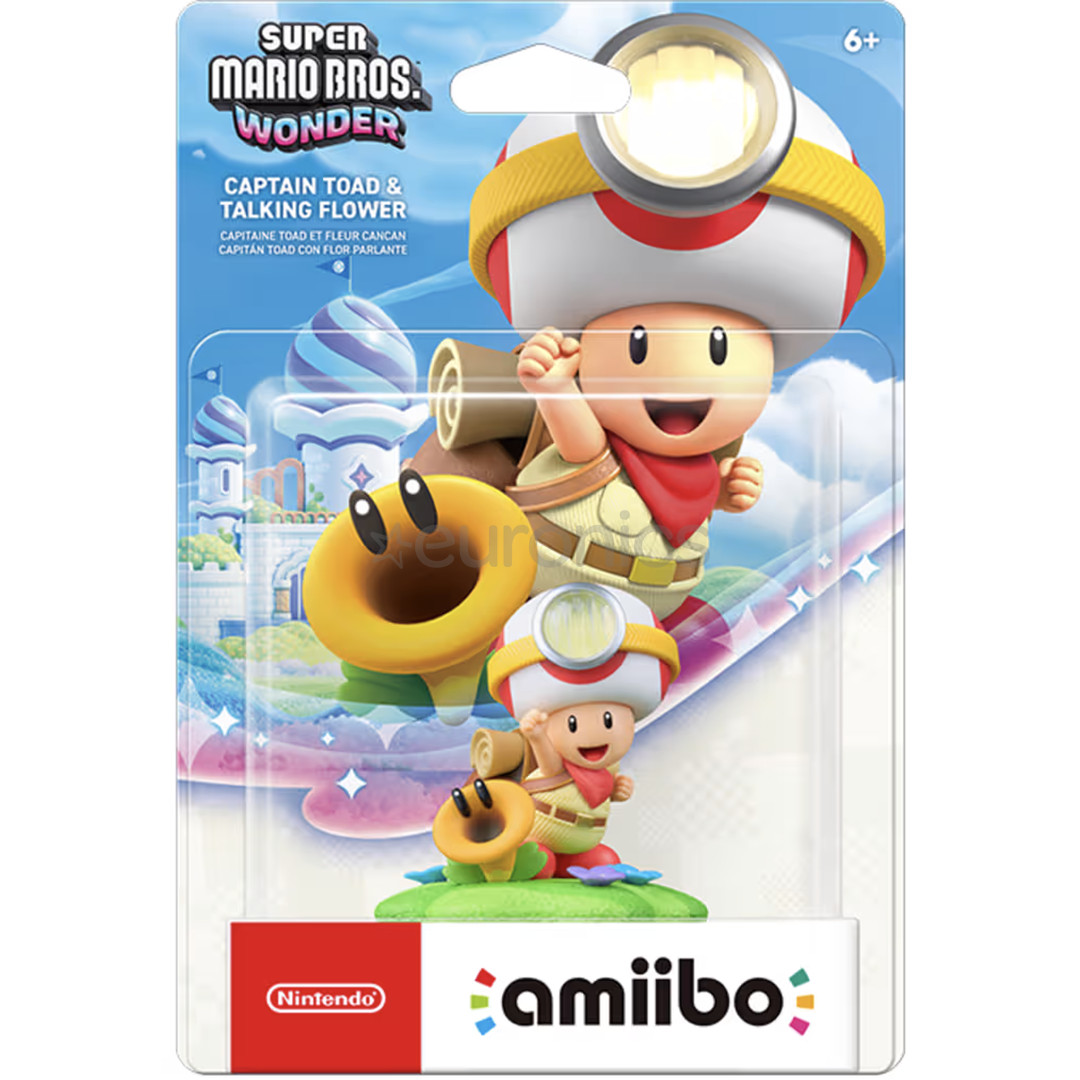 Nintendo Captain Toad & Talking Flower (Super Mario Bros. Wonder) - Amiibo