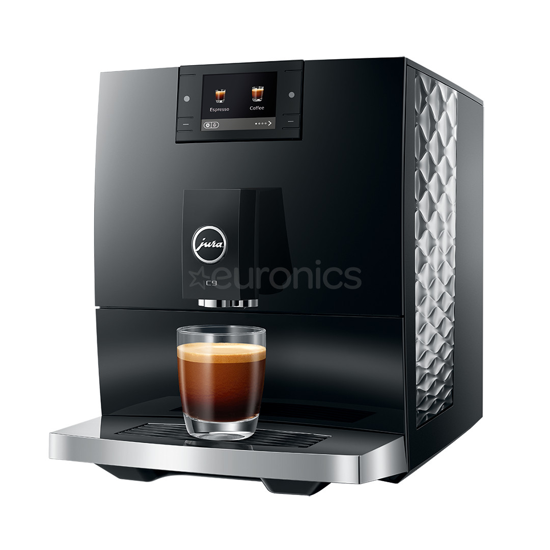 JURA C9 Piano Black (EA), must - Espressomasin