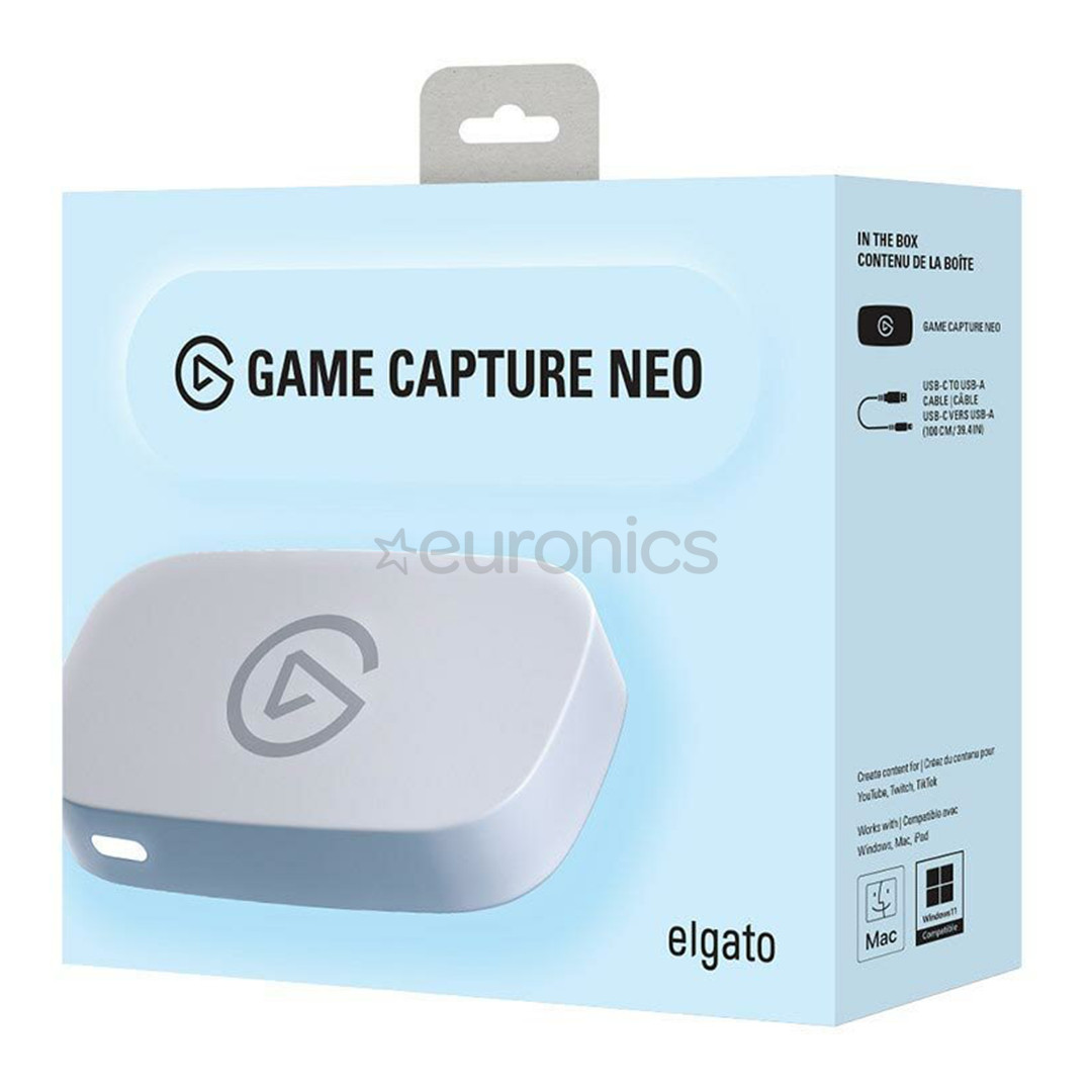 Elgato Game Capture Neo, valge - Salvestuskaart