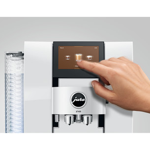 JURA Z10 Aluminium White (EB), белый - Кофемашина