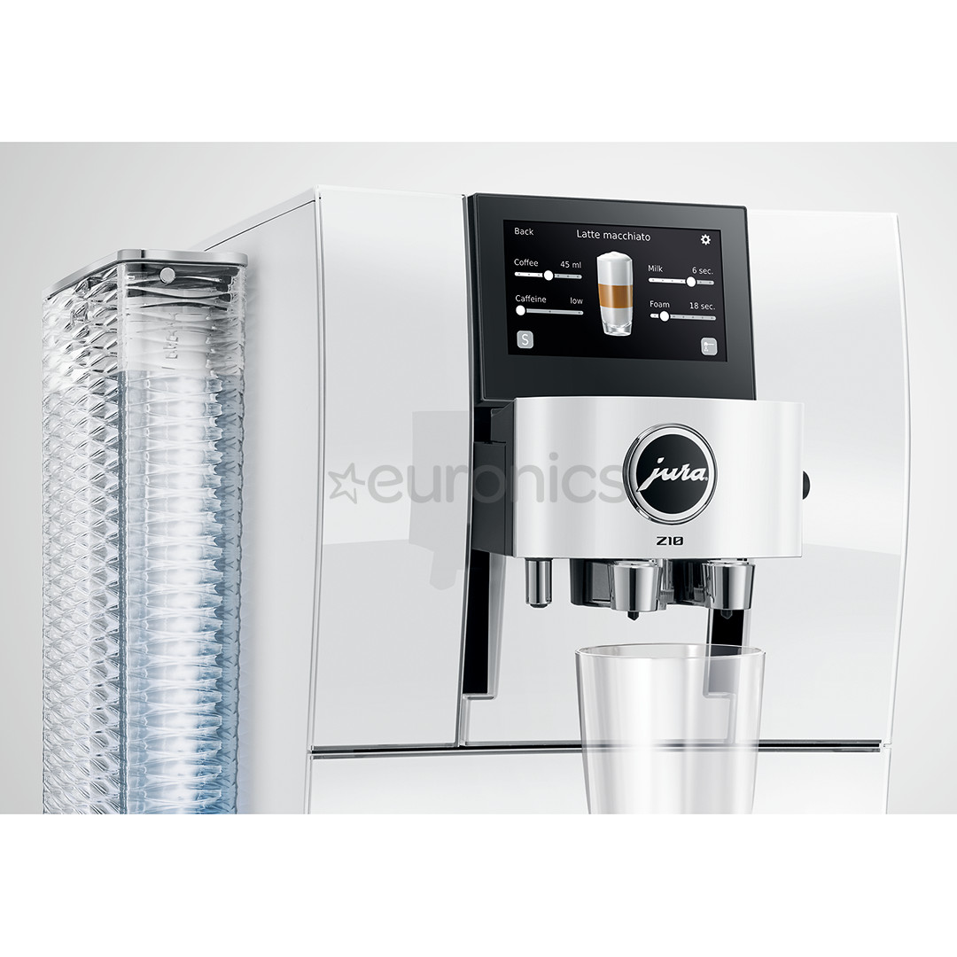 JURA Z10 Aluminium White (EB), белый - Кофемашина