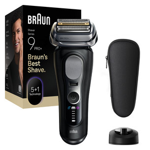 Braun Series 9 Pro+, Wet & Dry, must - Pardel 9610S