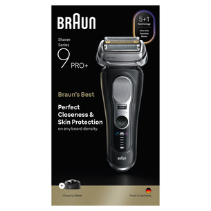 Braun Series 9 Pro+, Wet & Dry, must - Pardel