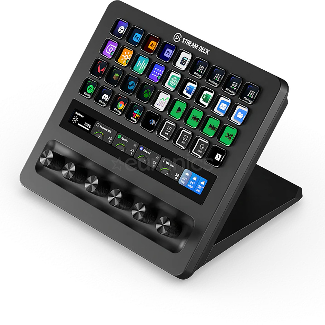 Elgato Stream Deck + XL, черный - Контроллер для стриминга 10GBX9901