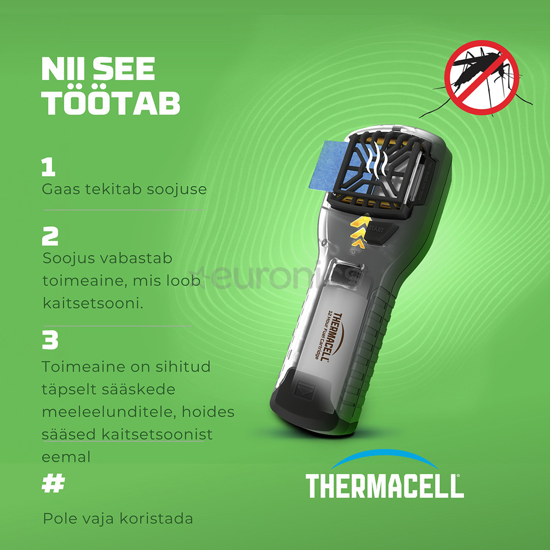 Thermacell MR300, black - Portable mosquito repeller
