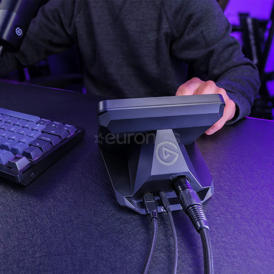 Elgato XLR Dock MK.2, Stream Deck+, must - Tarvik