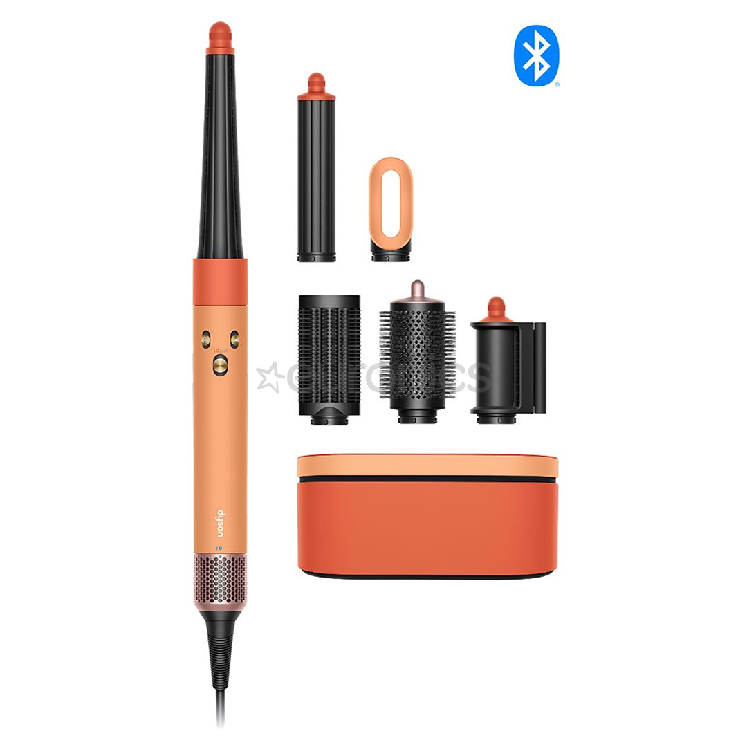 Dyson Airwrap i.d.™, Bluetooth®, 1300 Вт, Ceramic apricot/Topaz, оранжевый - Стайлер для волос