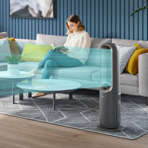 Philips Air Performer 9000 Series, 4-ühes, 2200 W, hall – Õhupuhasti, ventilaator, kütteseade ja õhuniisutaja