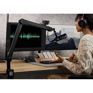 Elgato Wave XLR MK.2, must - integreeritud mikrofoniliides