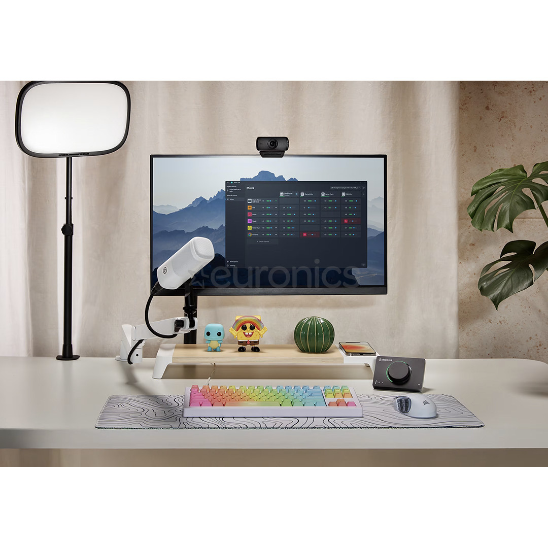 Elgato Wave XLR MK.2, must - integreeritud mikrofoniliides