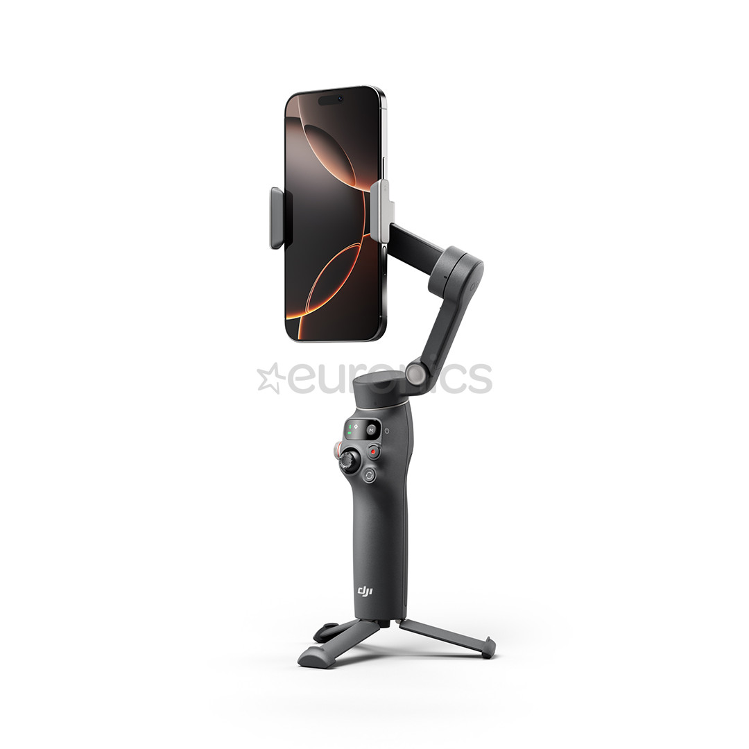DJI Osmo Mobile 8 Standard Combo, must - Telefoni käsistatiiv