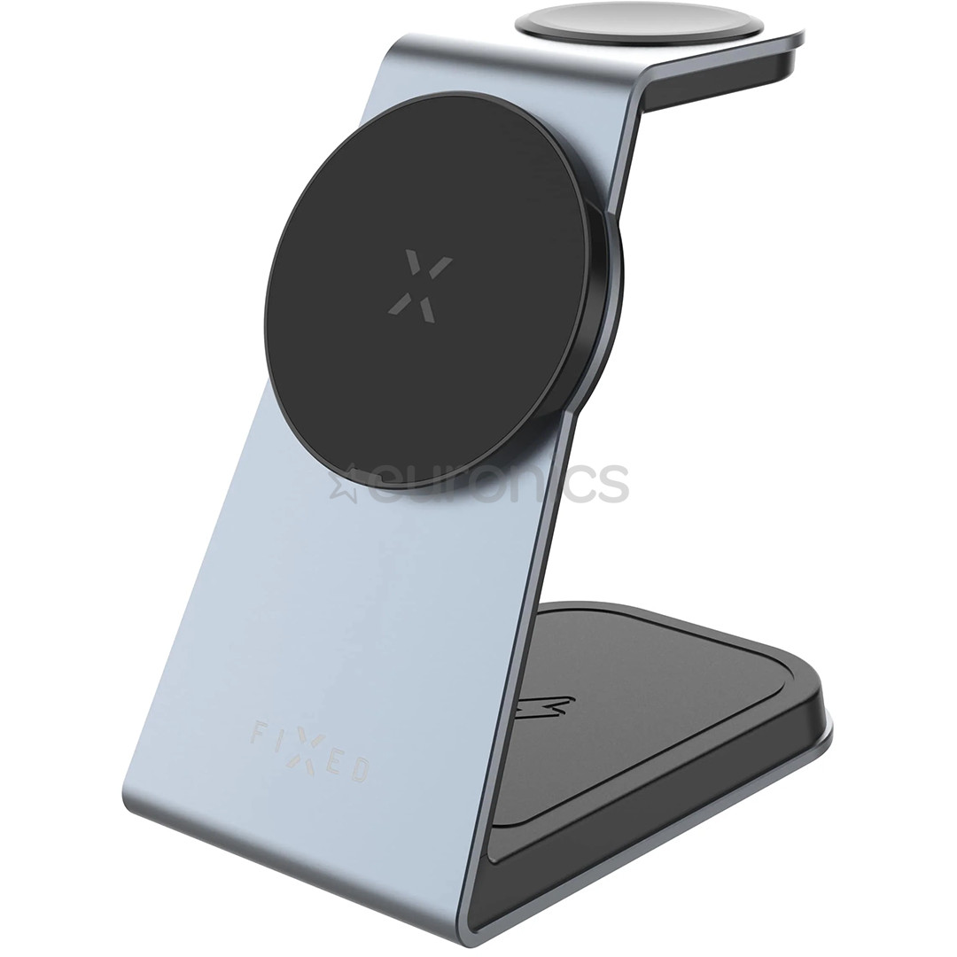 Fixed MagPowerstation Alu, серебристый/черный - Зарядная станция