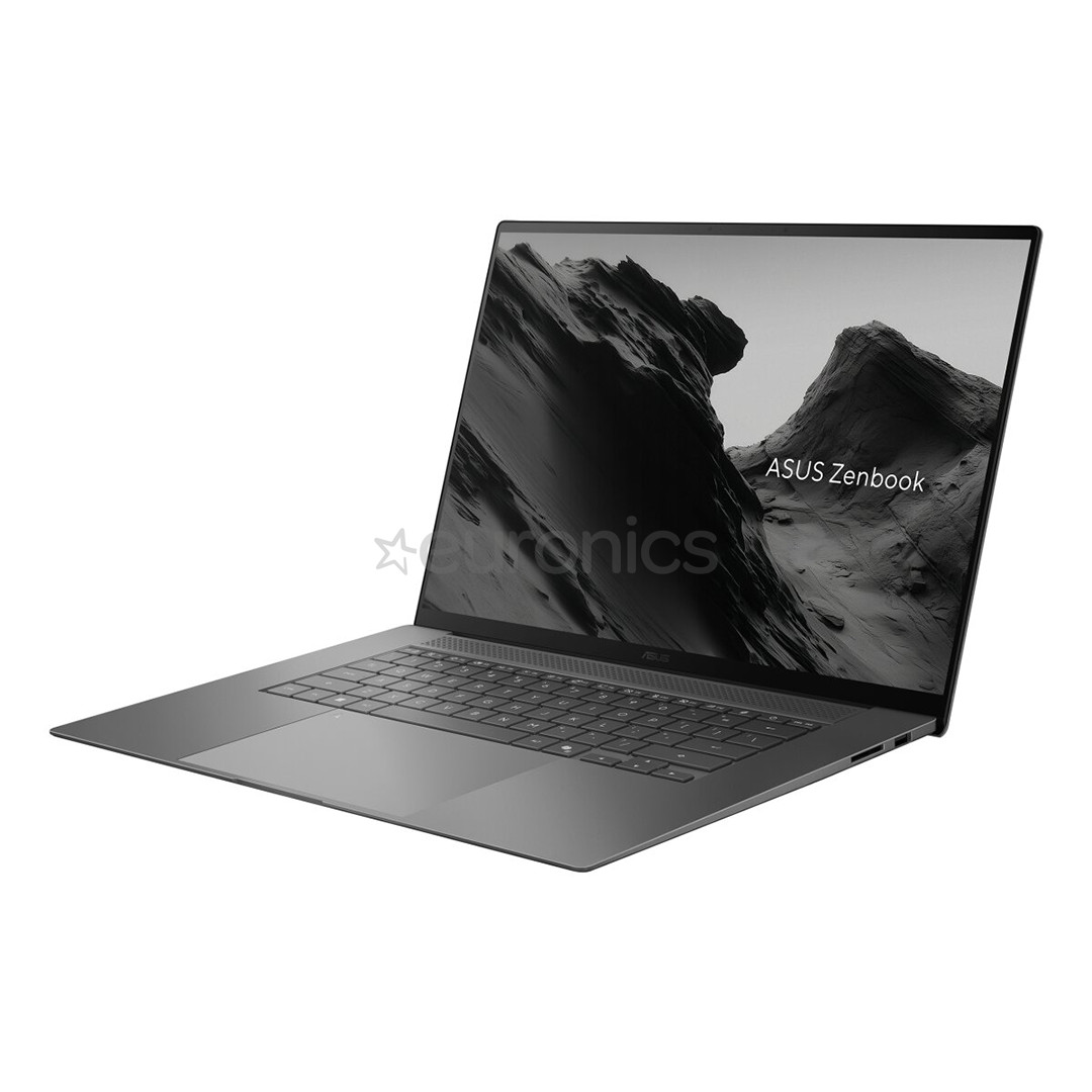 Asus Zenbook S 16 OLED, 16'', 3K, OLED, 120 Гц, Ryzen AI 9, 32 ГБ, 1 ТБ, ENG, серый - Ноутбук