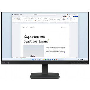 Lenovo L24-41, 24'', FHD, IPS, 100 Hz, raven black - Monitor 67DAKAC1EU