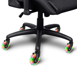 Trust GXT 701 Gel Chair Casters, LED, 5 pc, black - Wheels for gaming chair