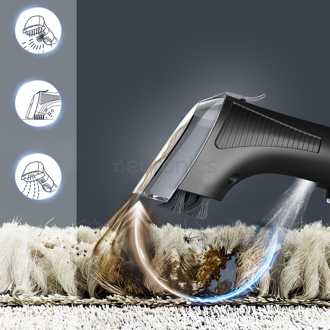 Tefal Clean It Hot & Cold, must/vask - Tekstiilipesur