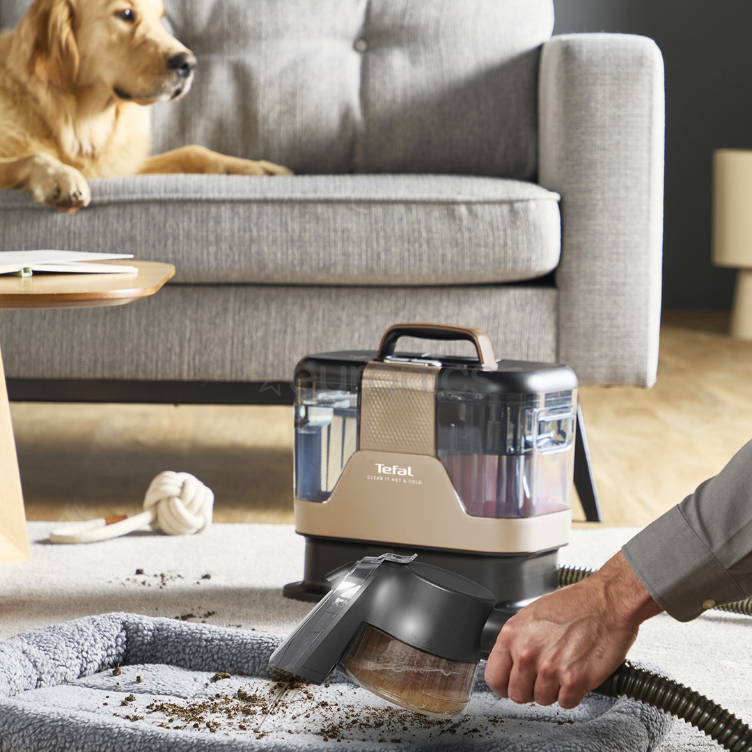 Tefal Clean It Hot & Cold, must/vask - Tekstiilipesur