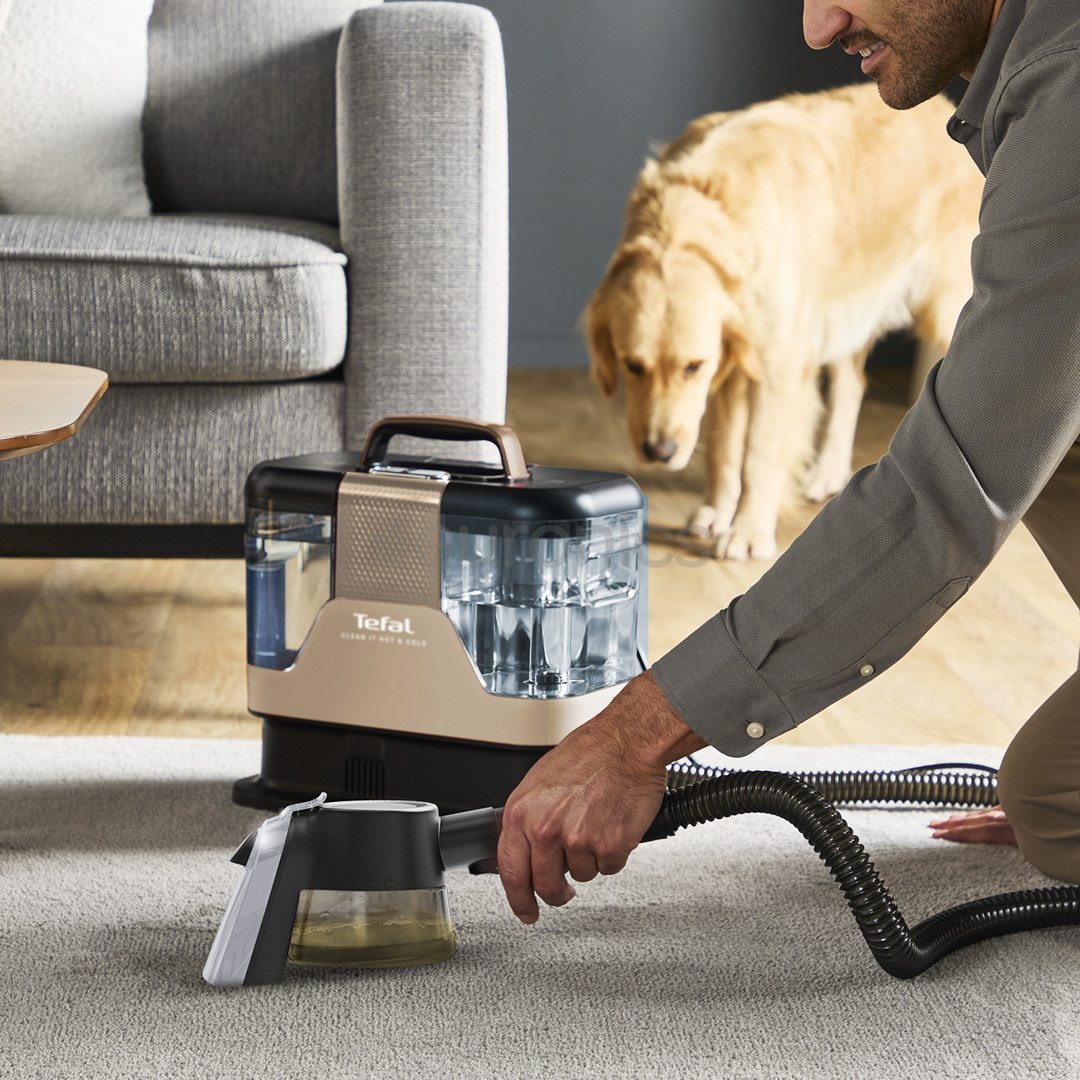 Tefal Clean It Hot & Cold, must/vask - Tekstiilipesur