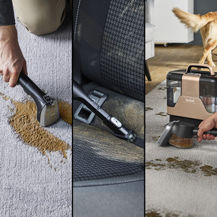 Tefal Clean It Hot & Cold, must/vask - Tekstiilipesur