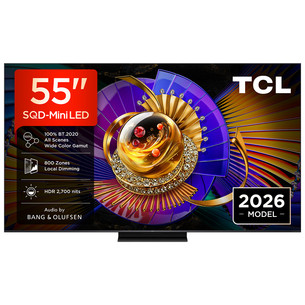 TCL C7L, 55'', 4K UHD, SQD-Mini LED, black - TV 55C7L