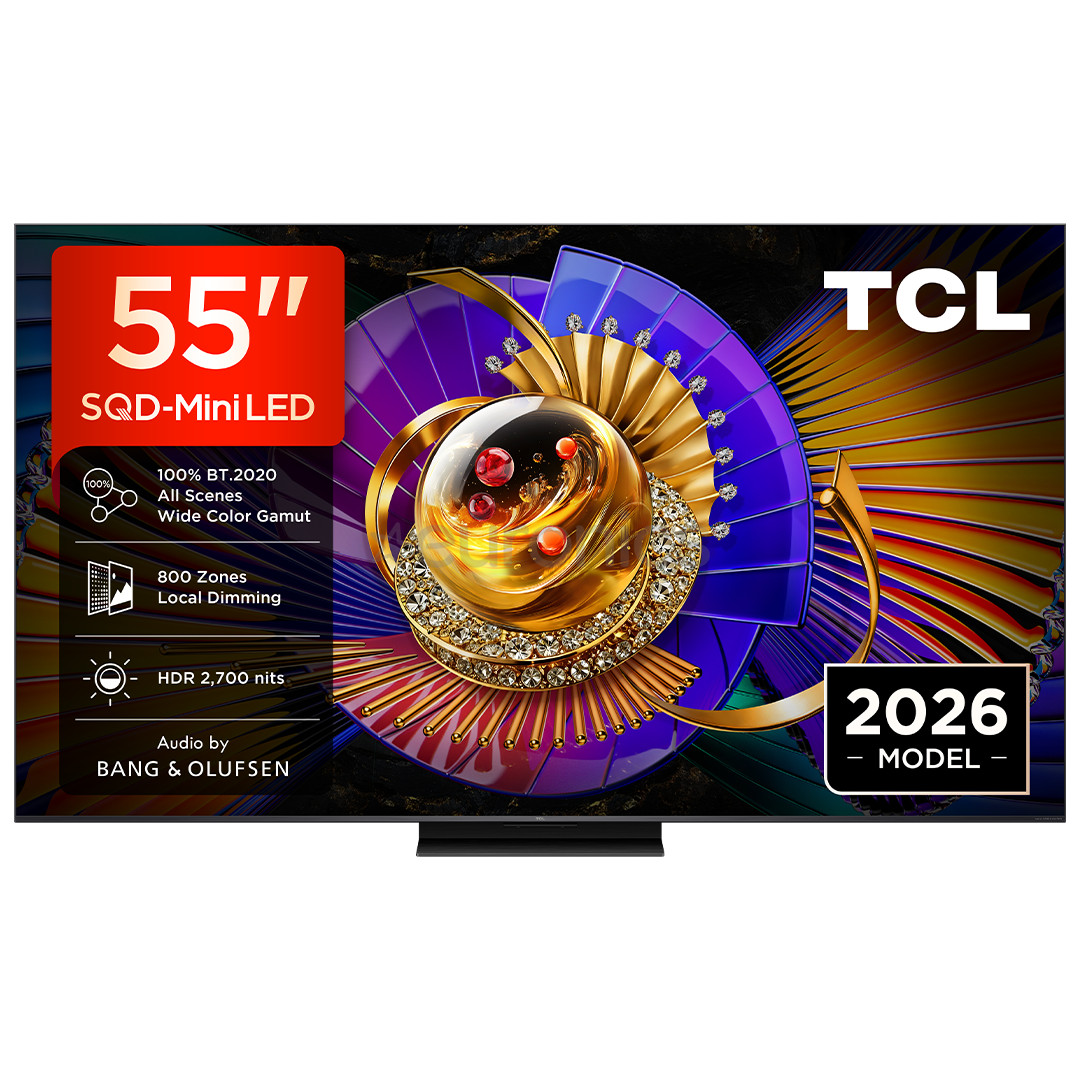 TCL C7L, 55'', 4K UHD, SQD-Mini LED, must - Teler