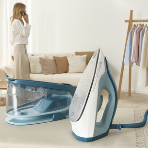 Tefal Power Pro Compact 200, 2400 W, sinine/valge - Triikimissüsteem