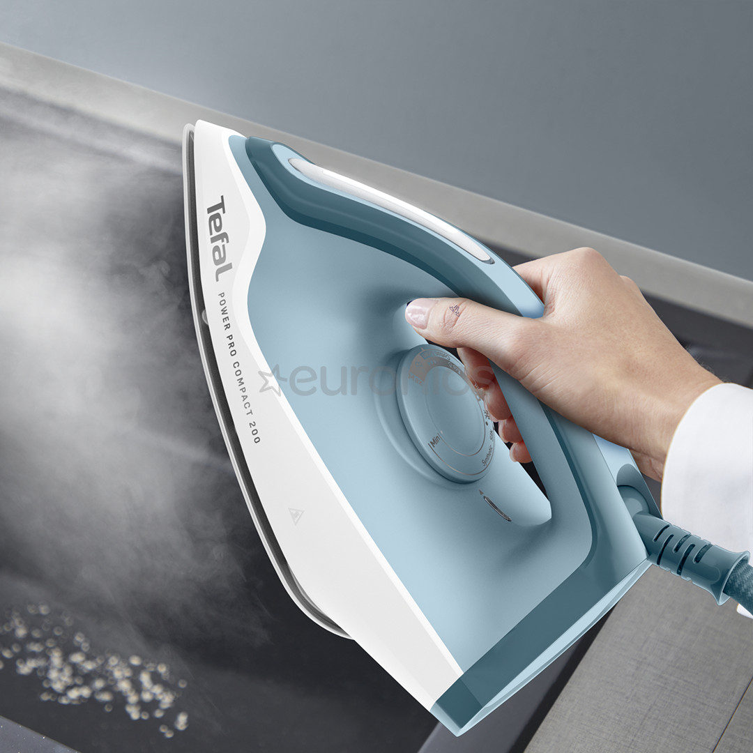 Tefal Power Pro Compact 200, 2400 W, sinine/valge - Triikimissüsteem