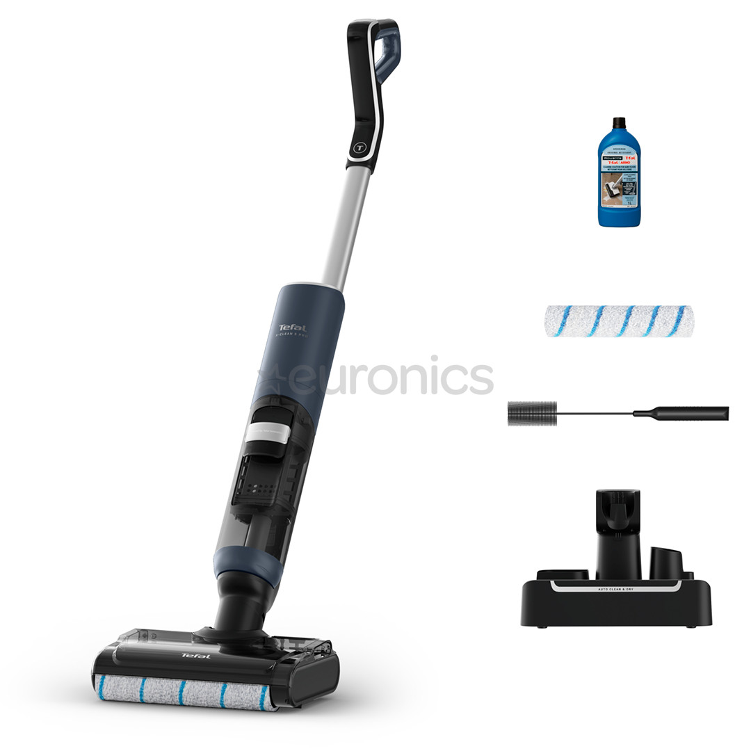 Tefal X-Clean 5 Pro, 2-in-1, Wet & Dry, black - Cordless vacuum cleaner GF5436F4