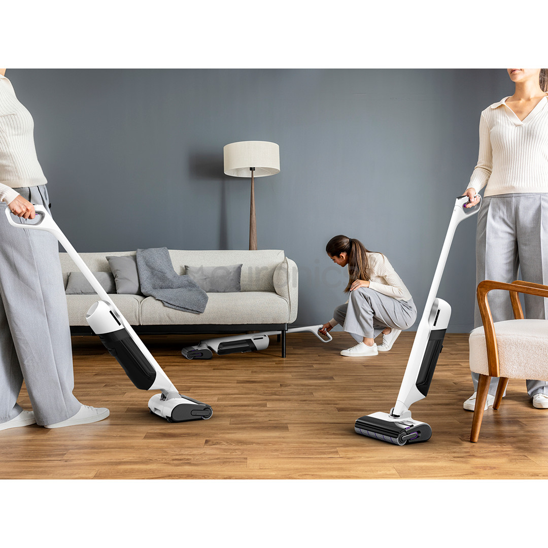 Tefal X-Clean 12, сухая и влажная уборка, белый - Беспроводной пылесос для твердых полов
