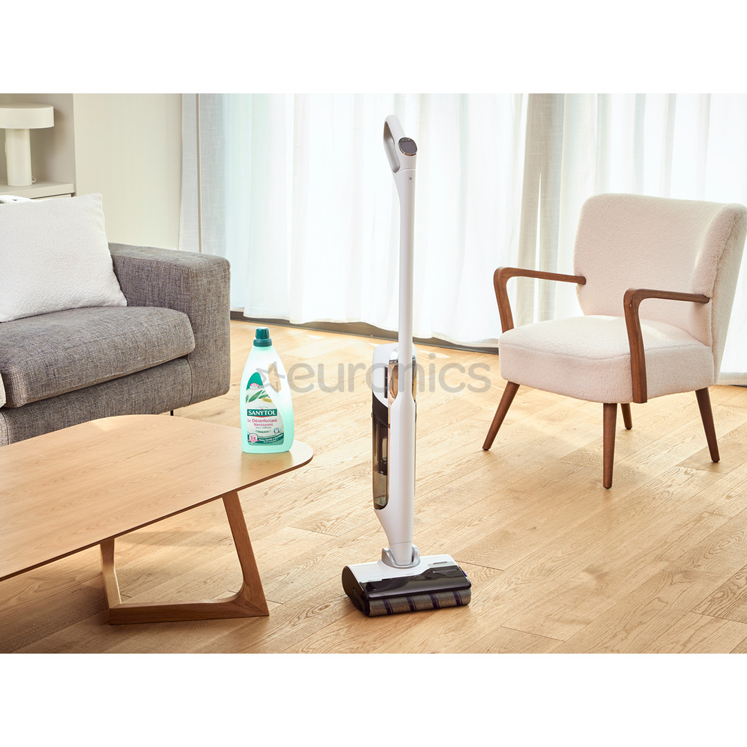 Tefal X-Clean 12, сухая и влажная уборка, белый - Беспроводной пылесос для твердых полов